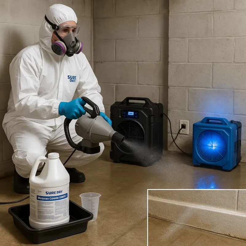 Sanitization and Odor Removal process in Moravian Falls, NC
